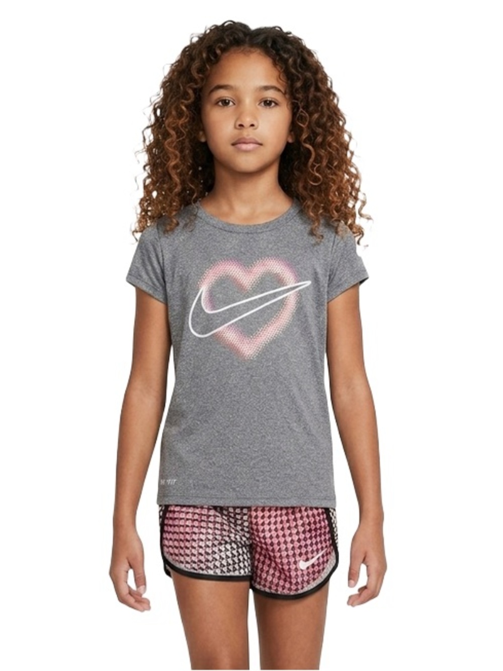 Nike toddler girl grey shorts set